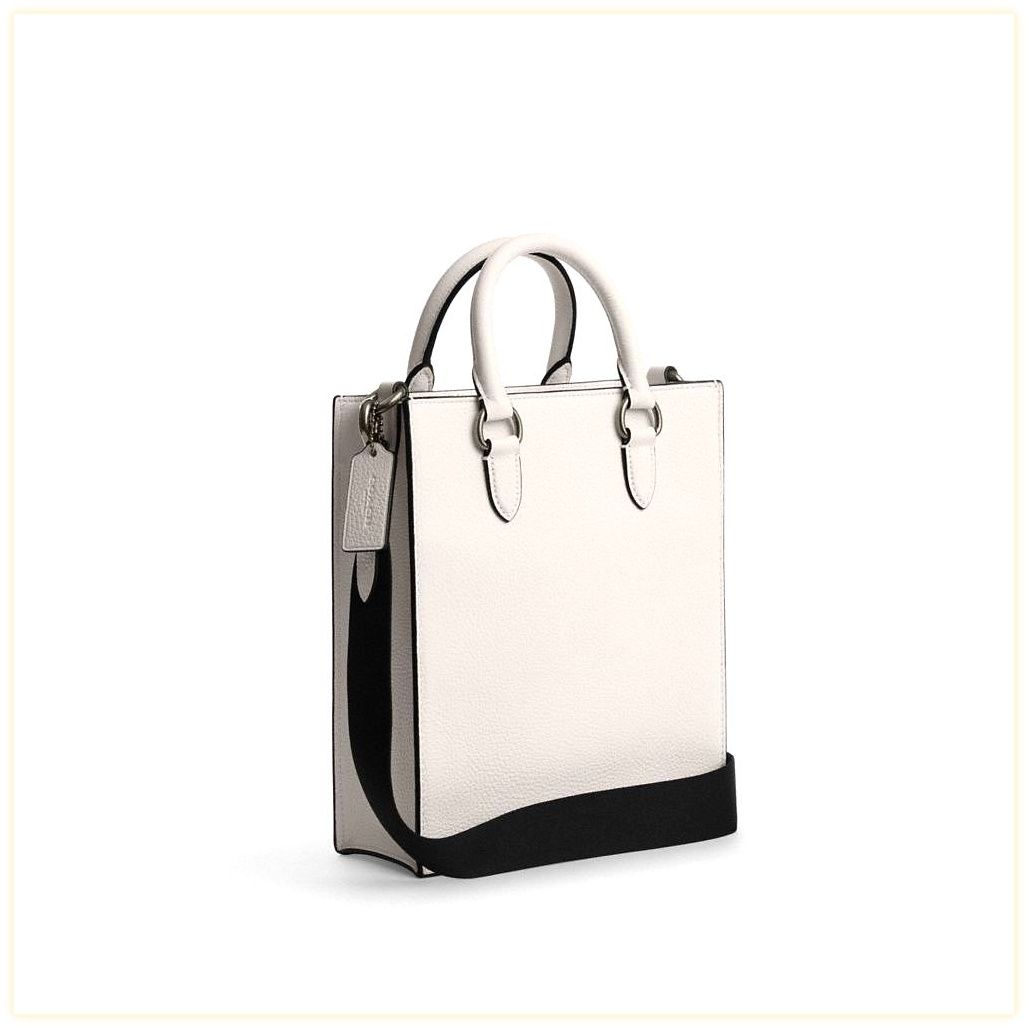 코치 Dylan Tote Bag With Varsity Motif 이미지
