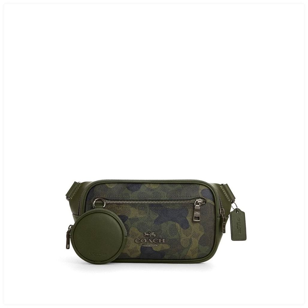 코치 Elias Belt Bag In Signature Camo Print 이미지