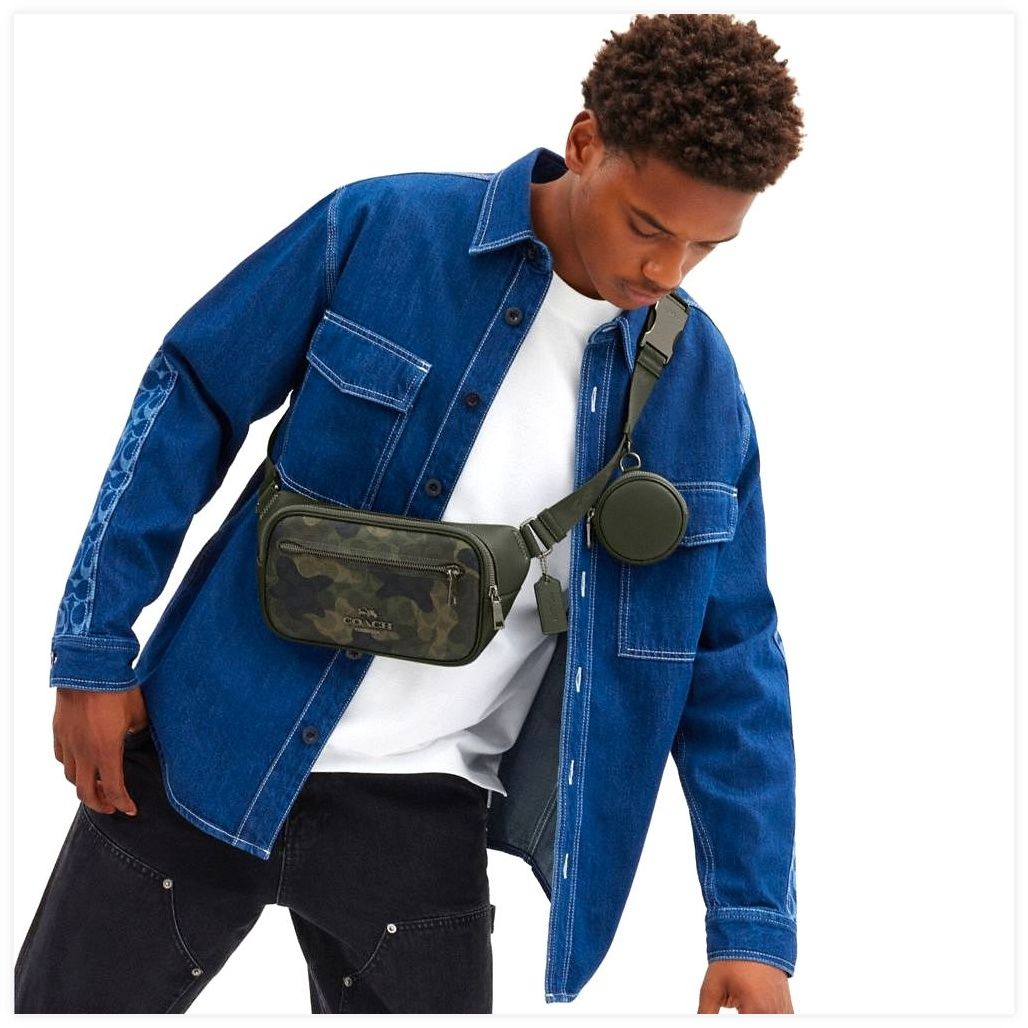 코치 Elias Belt Bag In Signature Camo Print 이미지