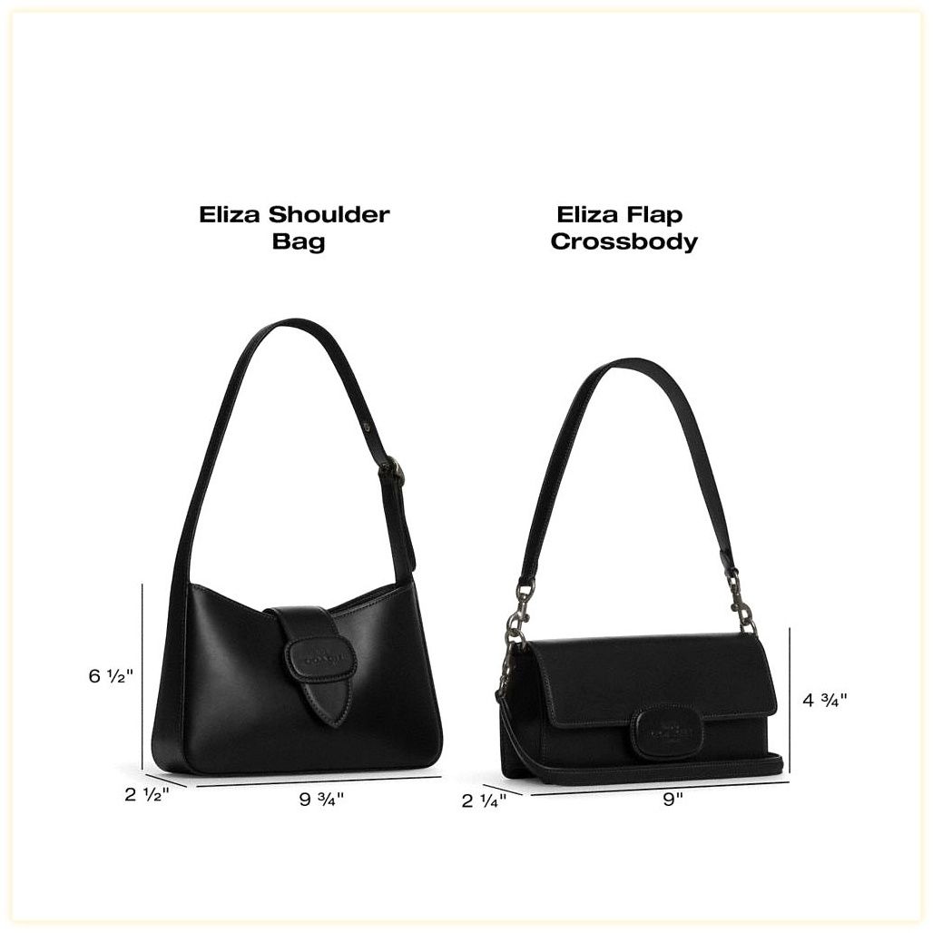 코치 Eliza Shoulder Bag In Signature Denim 이미지