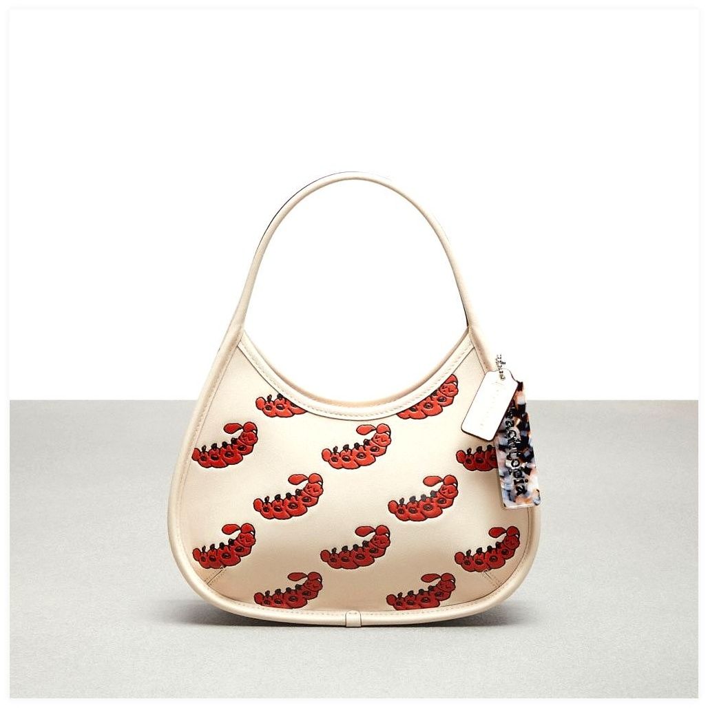 코치 Ergo Bag In Coachtopia Leather With Sleepy Caterpillar Print 이미지