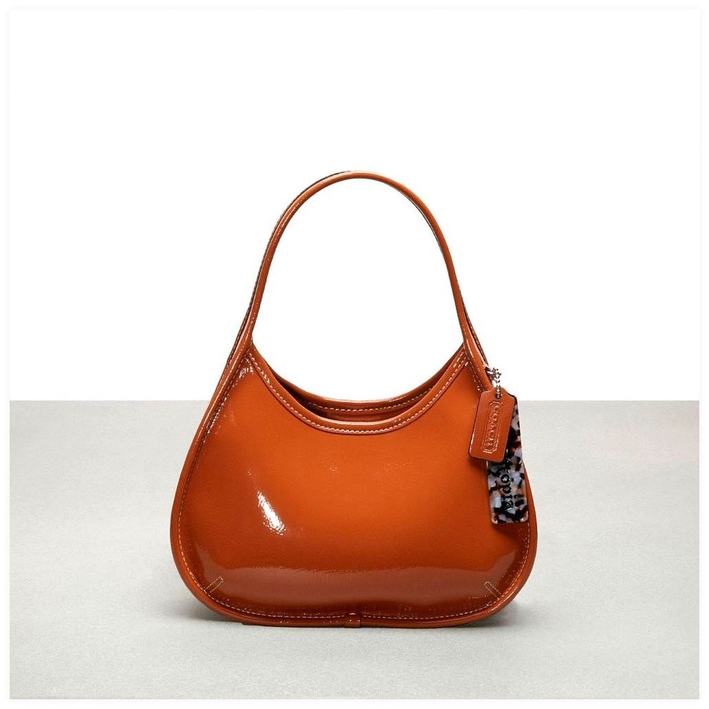 코치 Ergo Bag In Crinkle Patent Coachtopia Leather 이미지