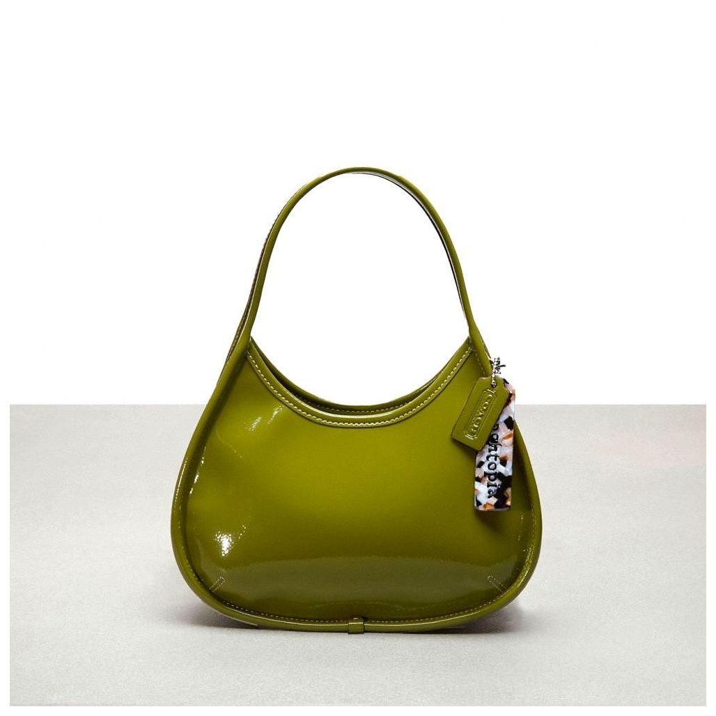 코치 Ergo Bag In Crinkle Patent Coachtopia Leather 이미지