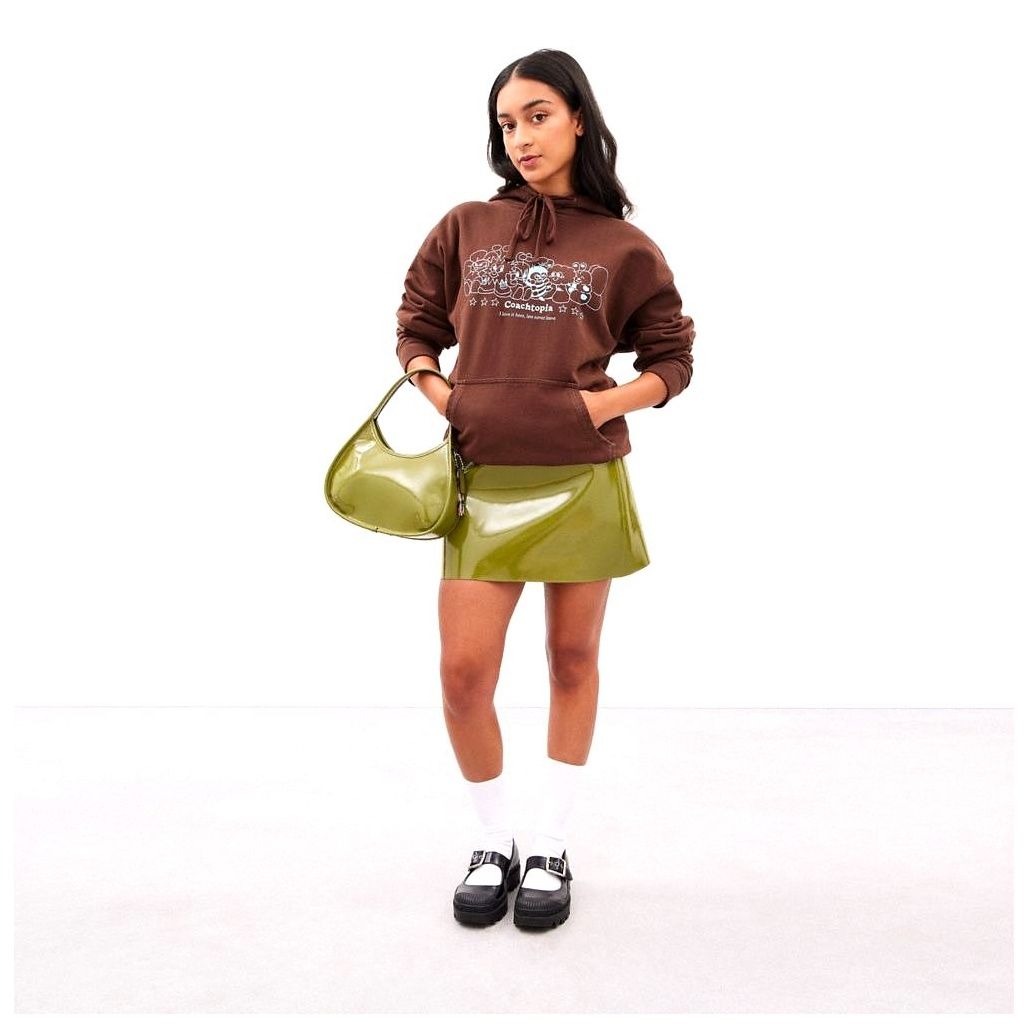 코치 Ergo Bag In Crinkle Patent Coachtopia Leather 이미지