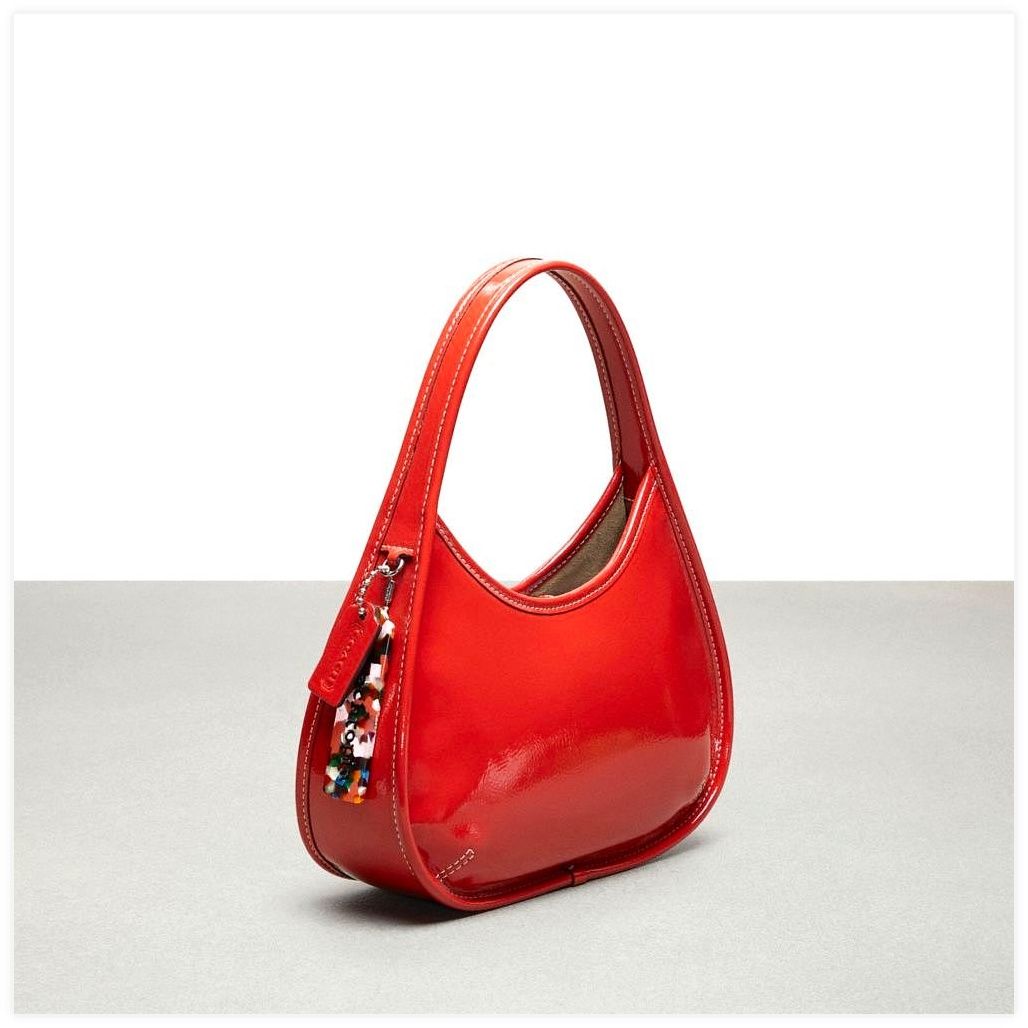 코치 Ergo Bag In Crinkle Patent Coachtopia Leather 이미지