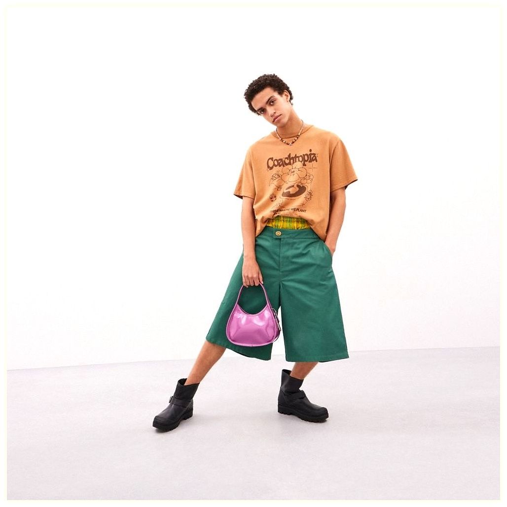 코치 Ergo Bag In Crinkle Patent Coachtopia Leather 이미지