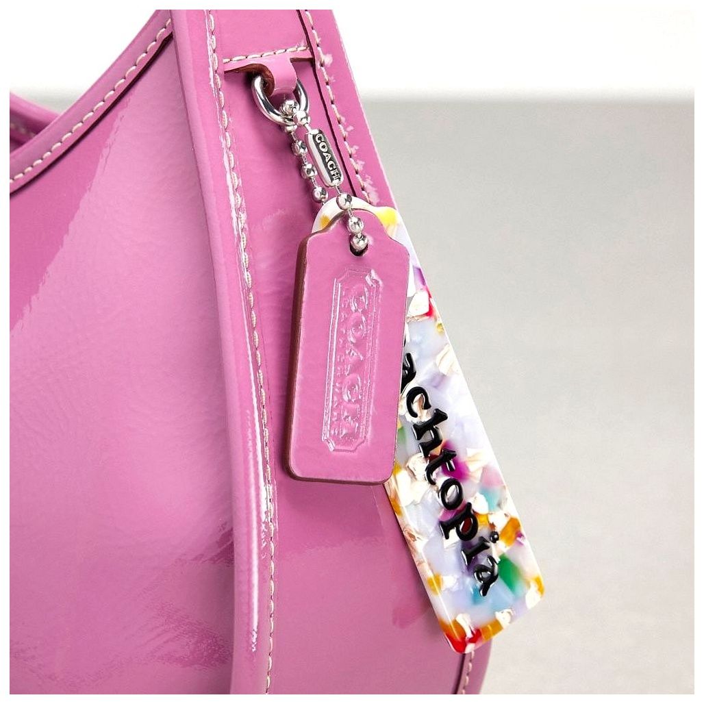코치 Ergo Bag In Crinkle Patent Coachtopia Leather 이미지