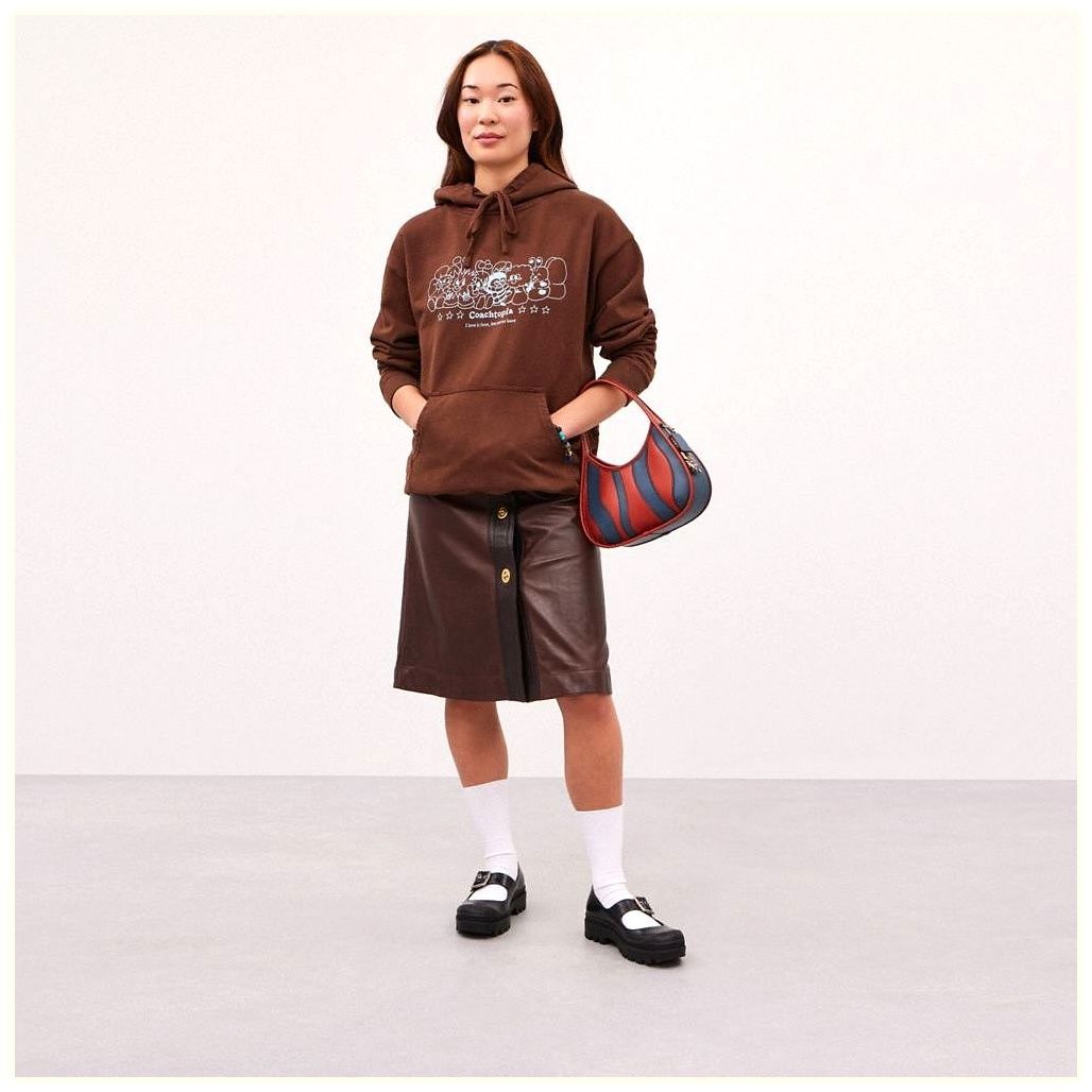 코치 Ergo Bag In Wavy Stripe Upcrafted Leather 이미지