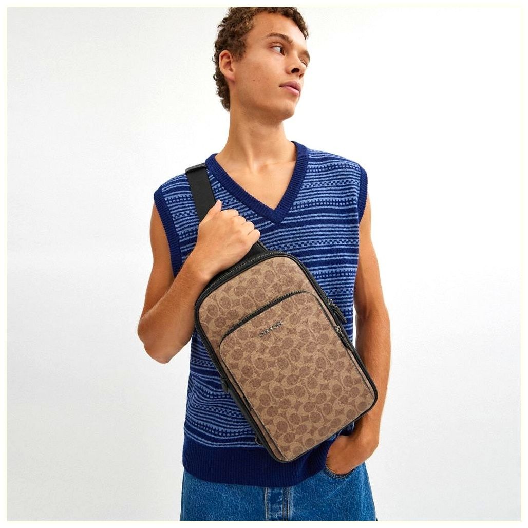 코치 Ethan Pack In Signature Canvas 이미지