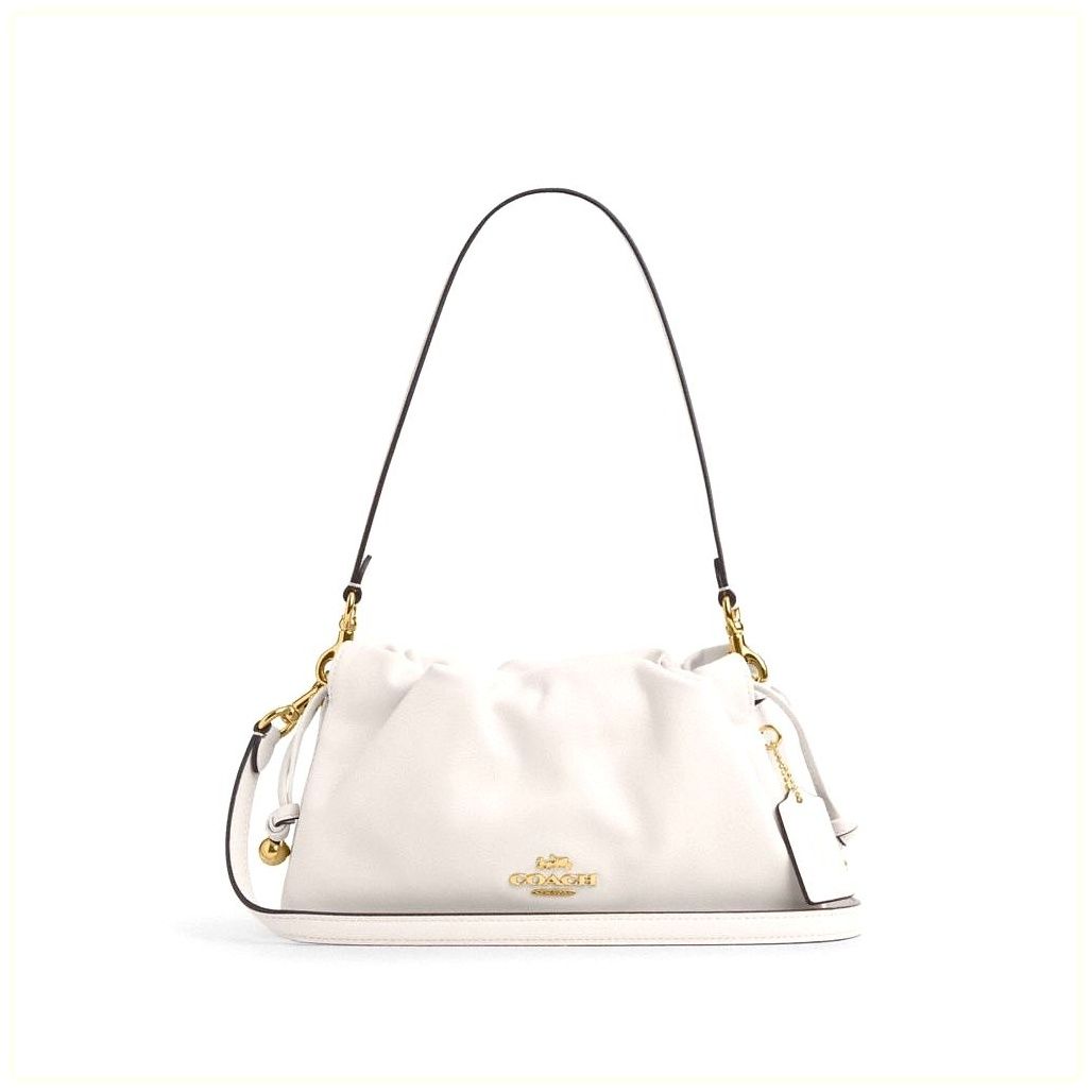 코치 Faye Shoulder Bag With Ruching 이미지