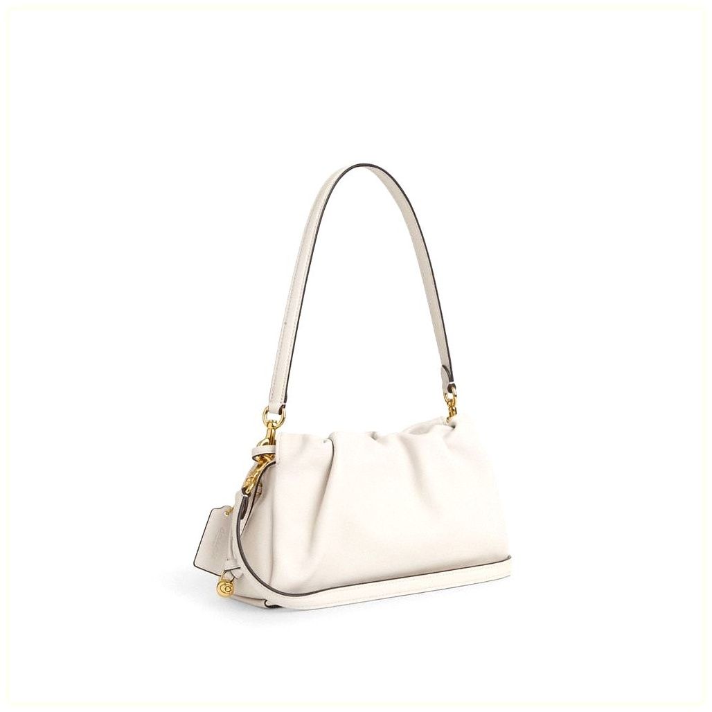 코치 Faye Shoulder Bag With Ruching 이미지