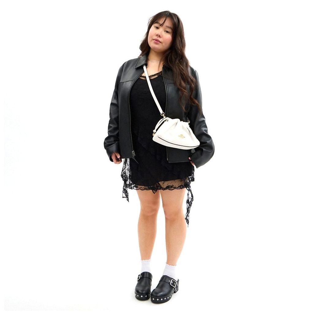 코치 Faye Shoulder Bag With Ruching 이미지