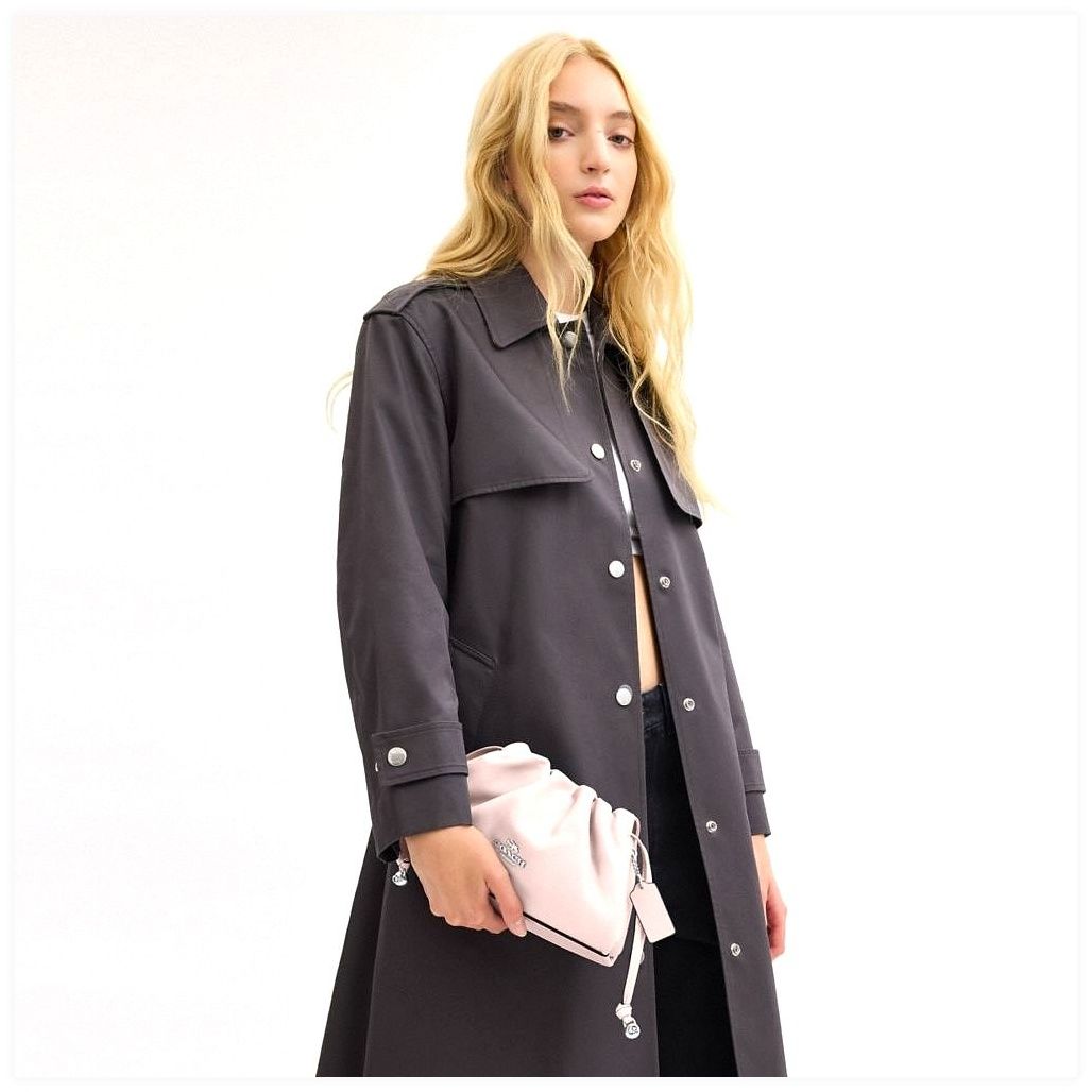 코치 Faye Shoulder Bag With Ruching 이미지