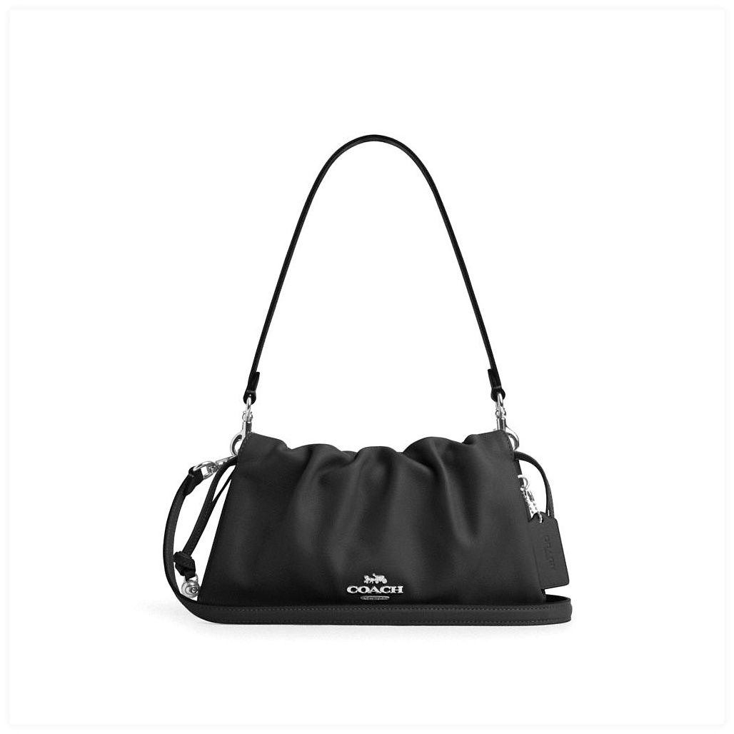 코치 Faye Shoulder Bag With Ruching 이미지