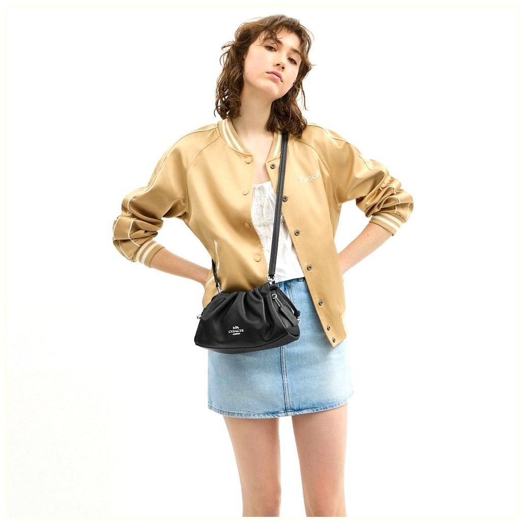 코치 Faye Shoulder Bag With Ruching 이미지