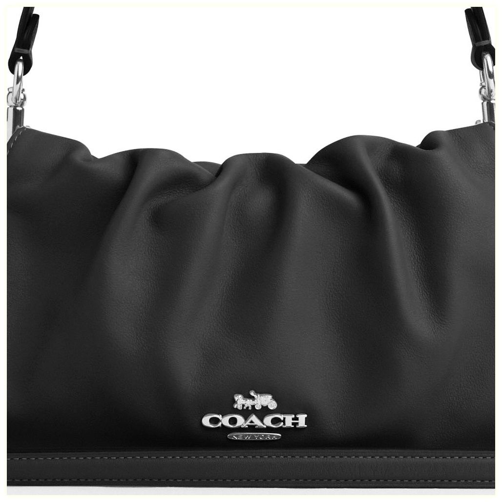 코치 Faye Shoulder Bag With Ruching 이미지