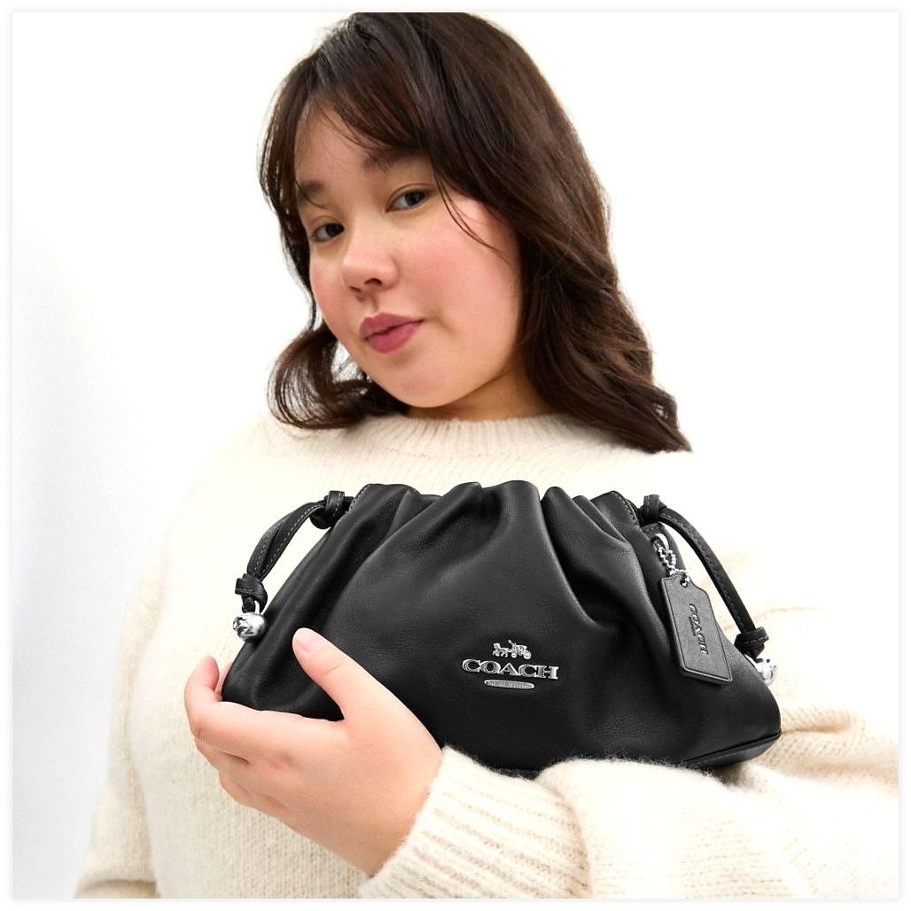 코치 Faye Shoulder Bag With Ruching 이미지