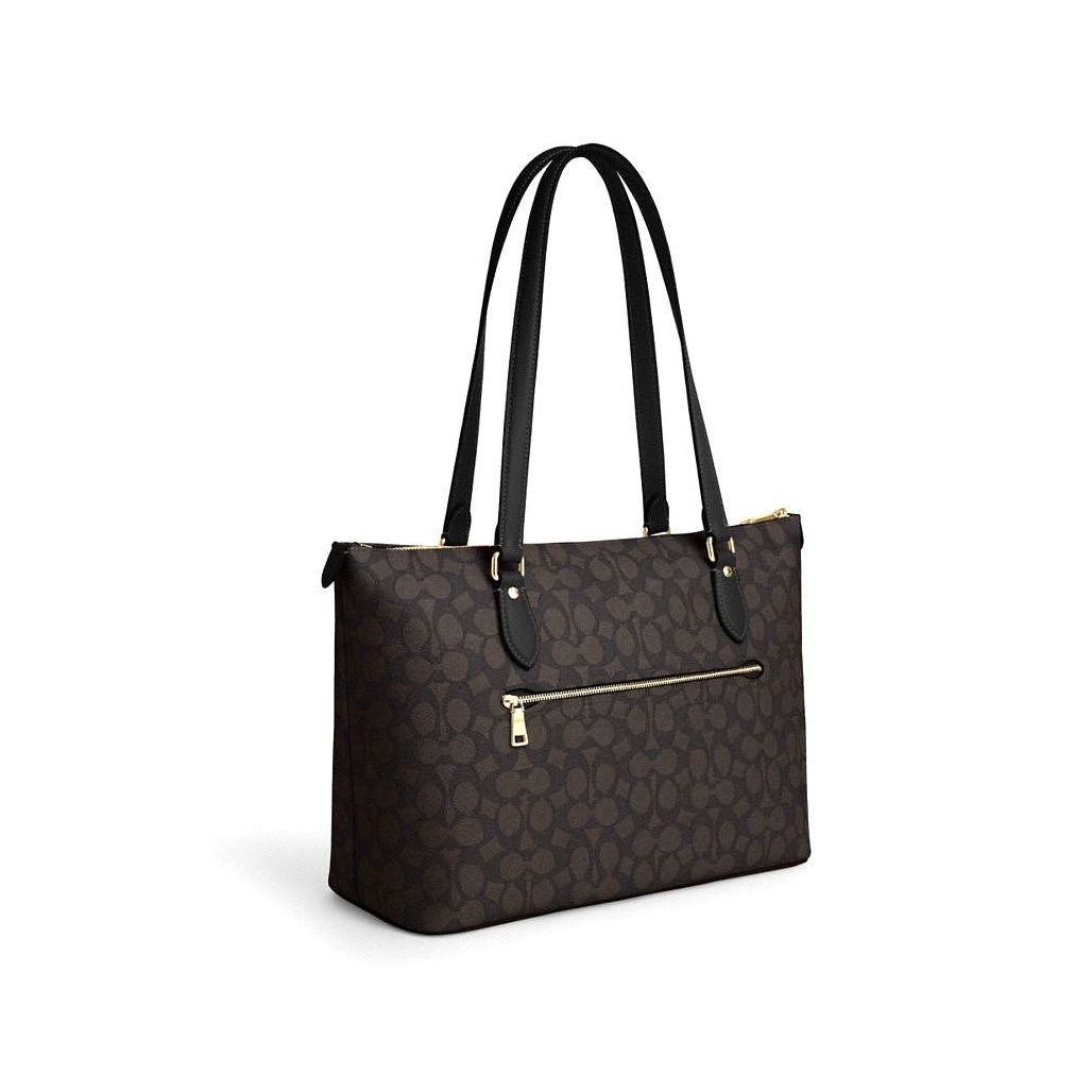 코치 Gallery Tote Bag In Signature Canvas 이미지