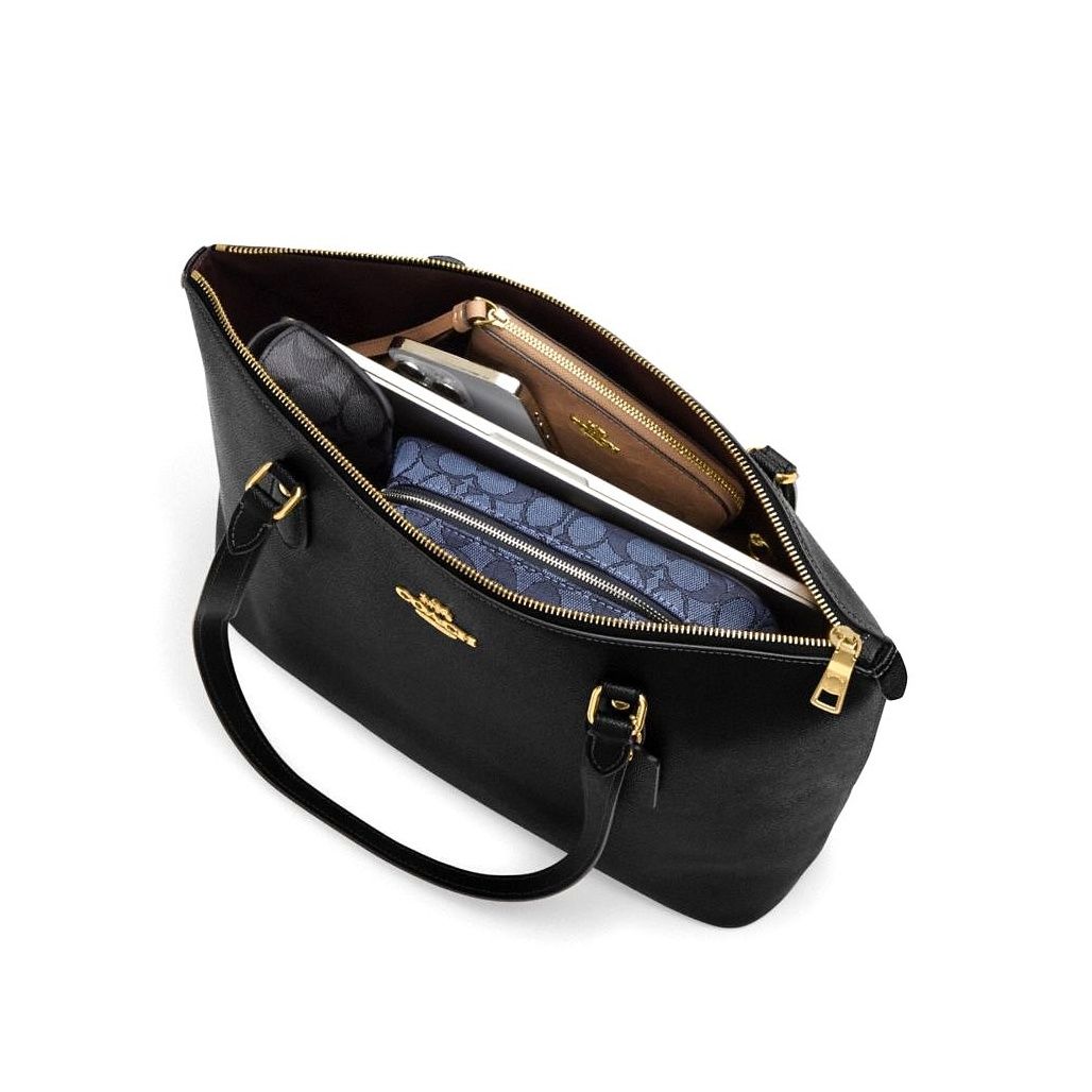 코치 Gallery Tote Bag In Signature Canvas 이미지
