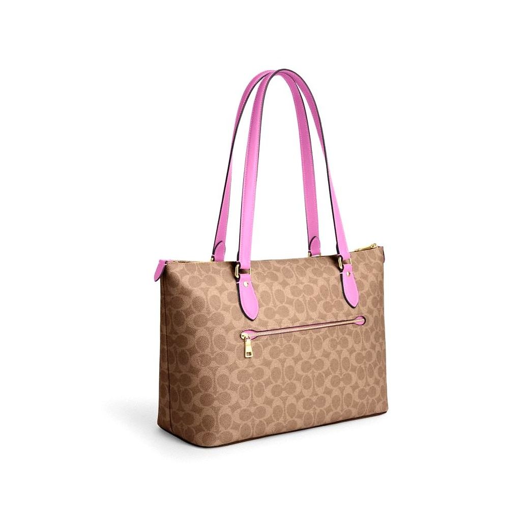 코치 Gallery Tote Bag In Signature Canvas 이미지
