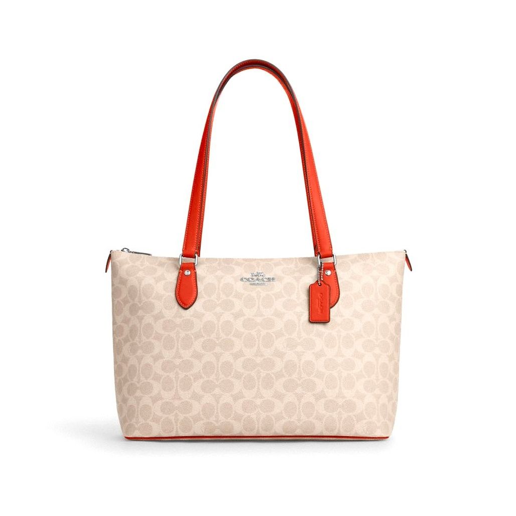 코치 Gallery Tote Bag In Signature Canvas 이미지