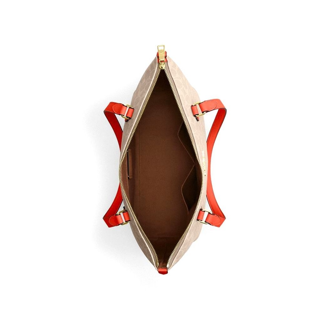 코치 Gallery Tote Bag In Signature Canvas 이미지