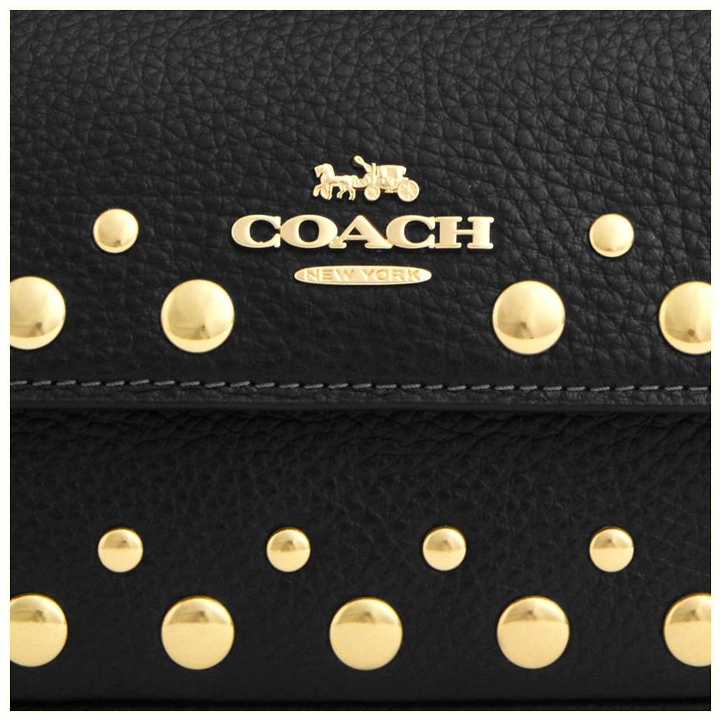 코치 Hailey Flap Bag With Rivets 이미지