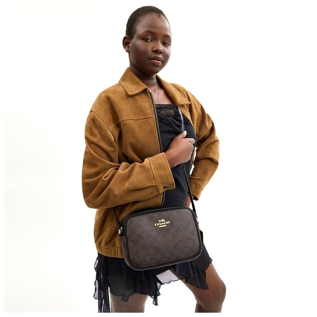 코치 Jamie Camera Bag In Signature Canvas 이미지