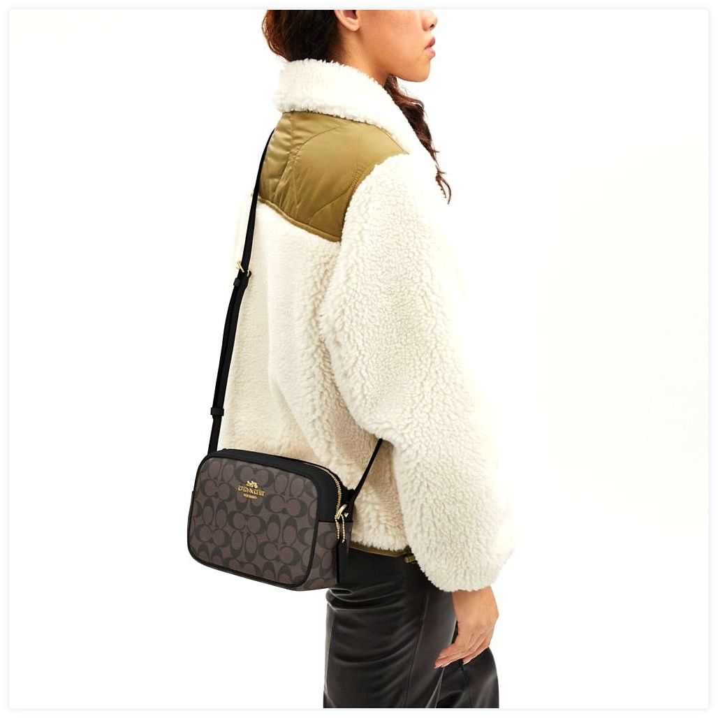 코치 Jamie Camera Bag In Signature Canvas 이미지