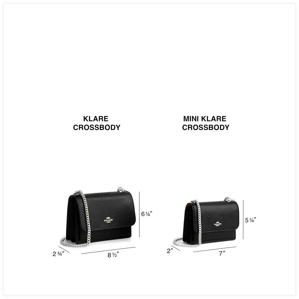 코치 Klare Crossbody Bag In Signature Canvas 이미지