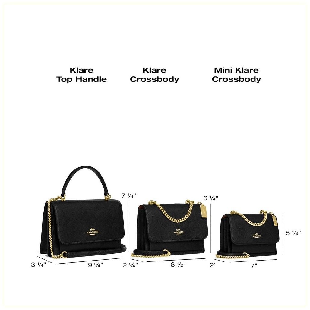코치 Klare Crossbody Bag With Heart Bolt Print 이미지