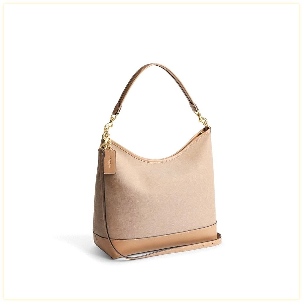 코치 Laurel Large Shoulder Bag With Horse And Carriage 이미지