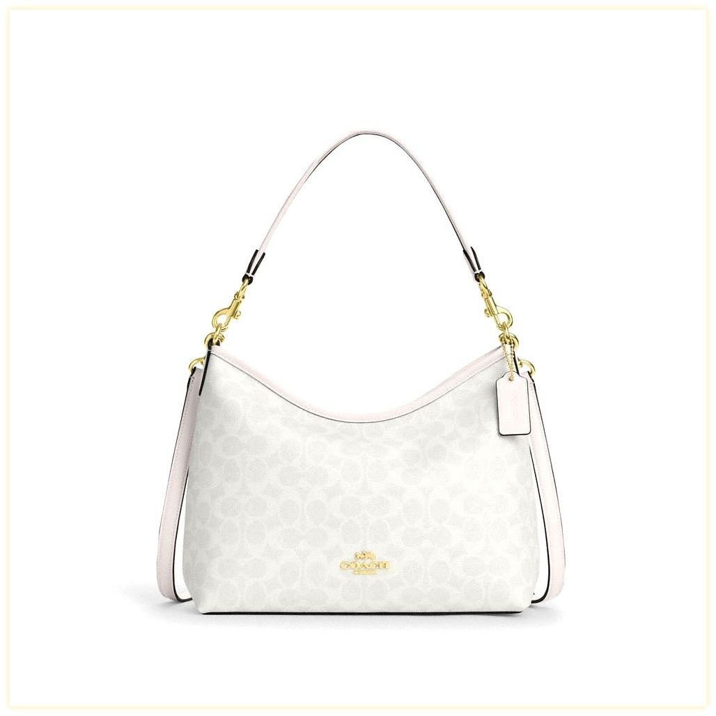 코치 Laurel Shoulder Bag In Signature Canvas 이미지