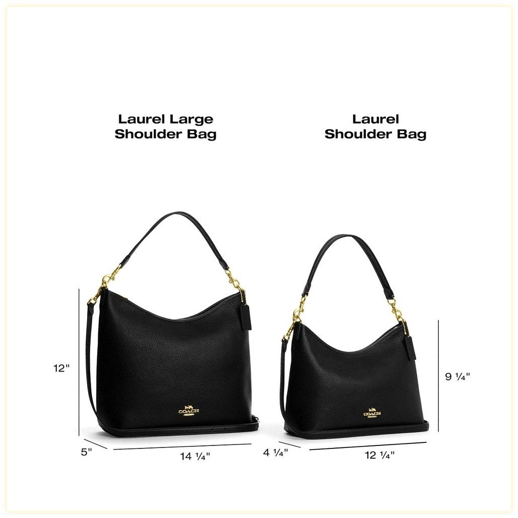코치 Laurel Shoulder Bag In Signature Canvas 이미지
