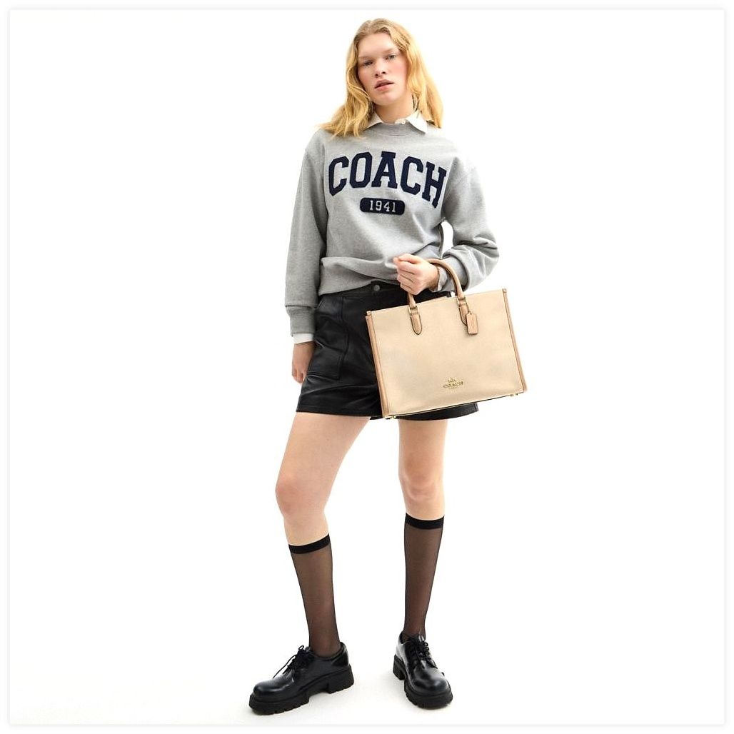 코치 Maggie Tote Bag In Colorblock 이미지