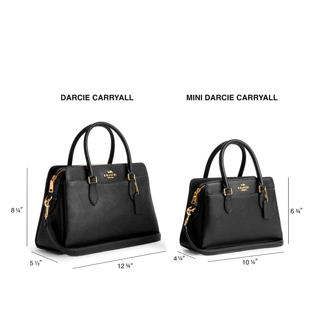 코치 Mini Darcie Carryall Bag In Colorblock Signature Canvas 이미지