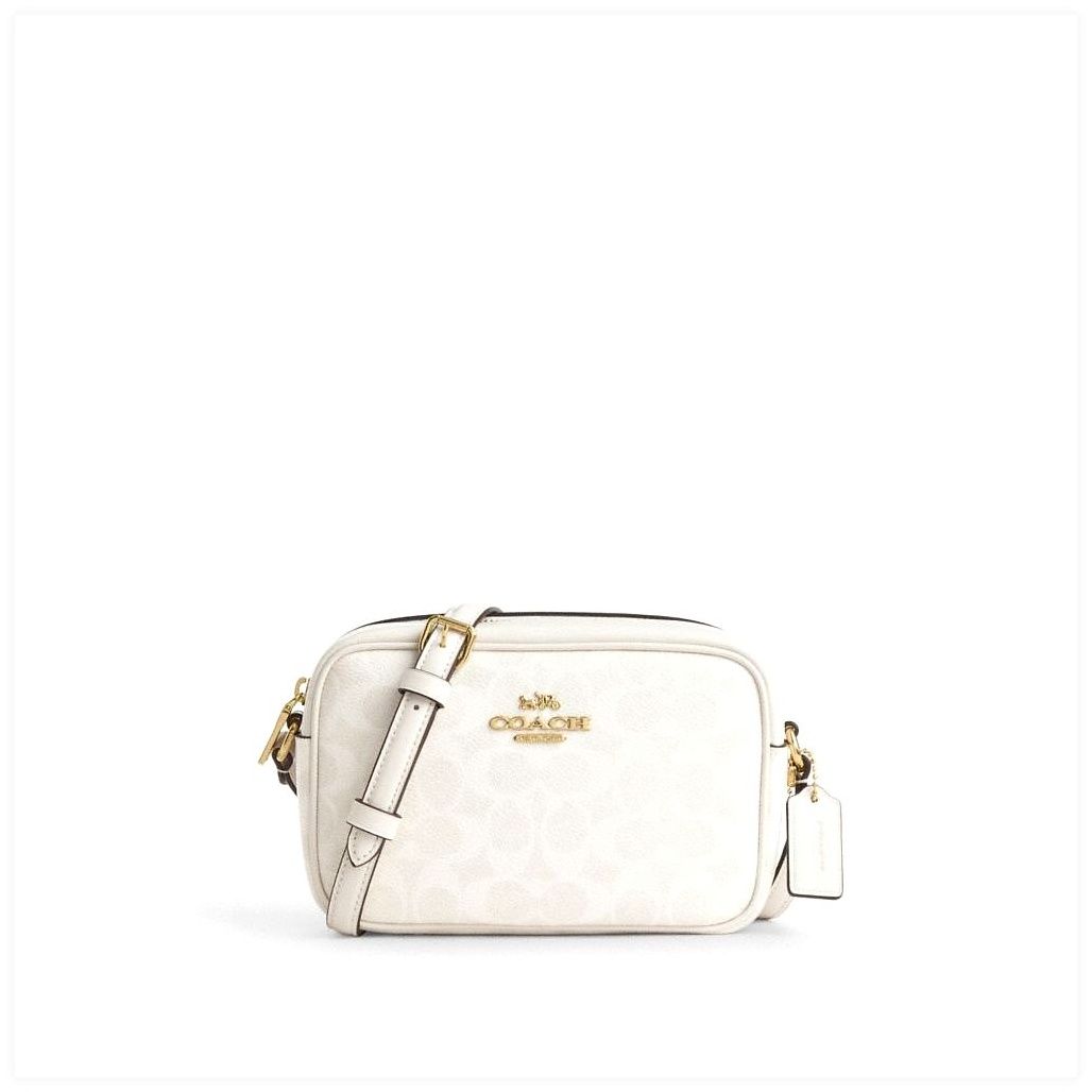 코치 Mini Jamie Camera Bag In Signature Canvas 이미지