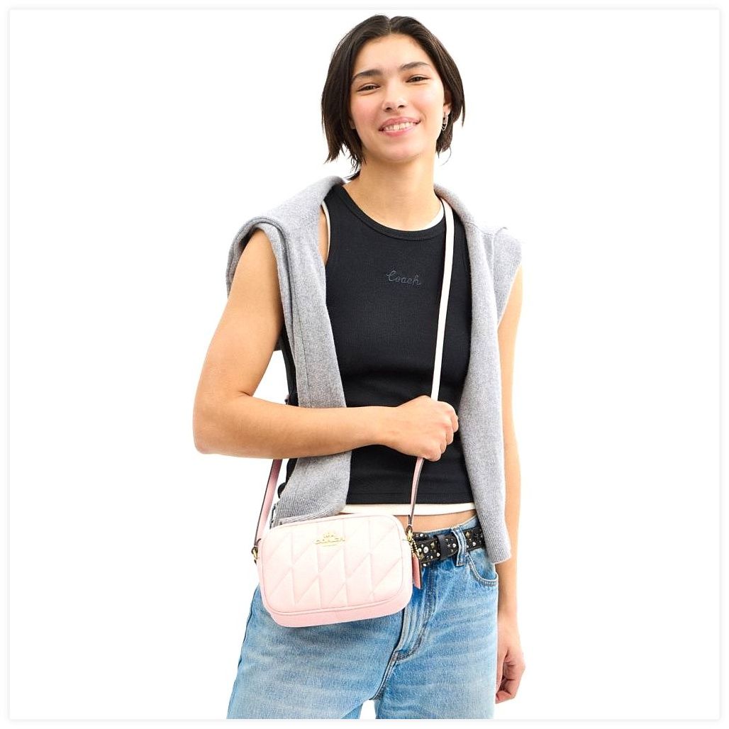 코치 Mini Jamie Camera Bag With Quilting 이미지