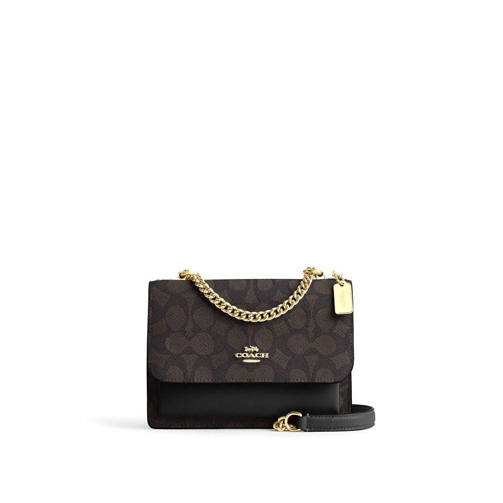 코치 Mini Klare Crossbody Bag In Signature Canvas 이미지