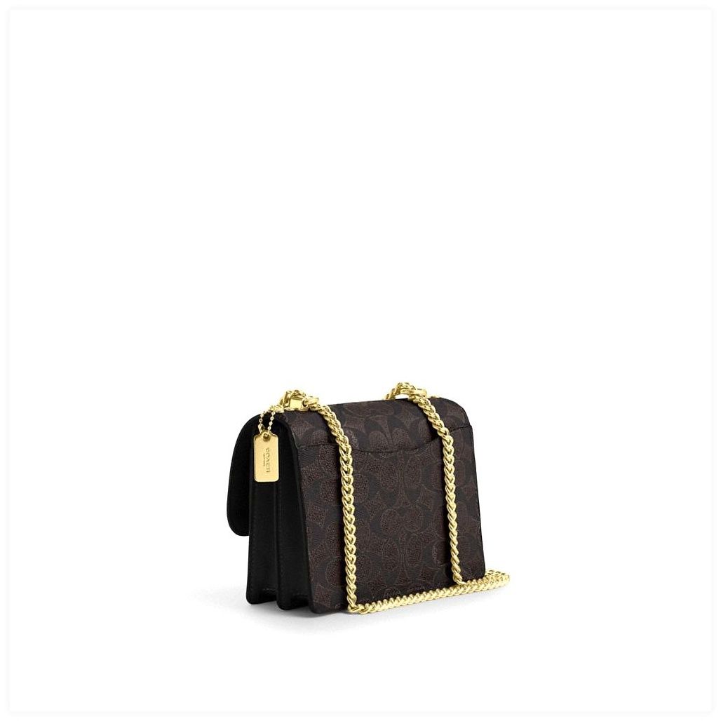 코치 Mini Klare Crossbody Bag In Signature Canvas 이미지