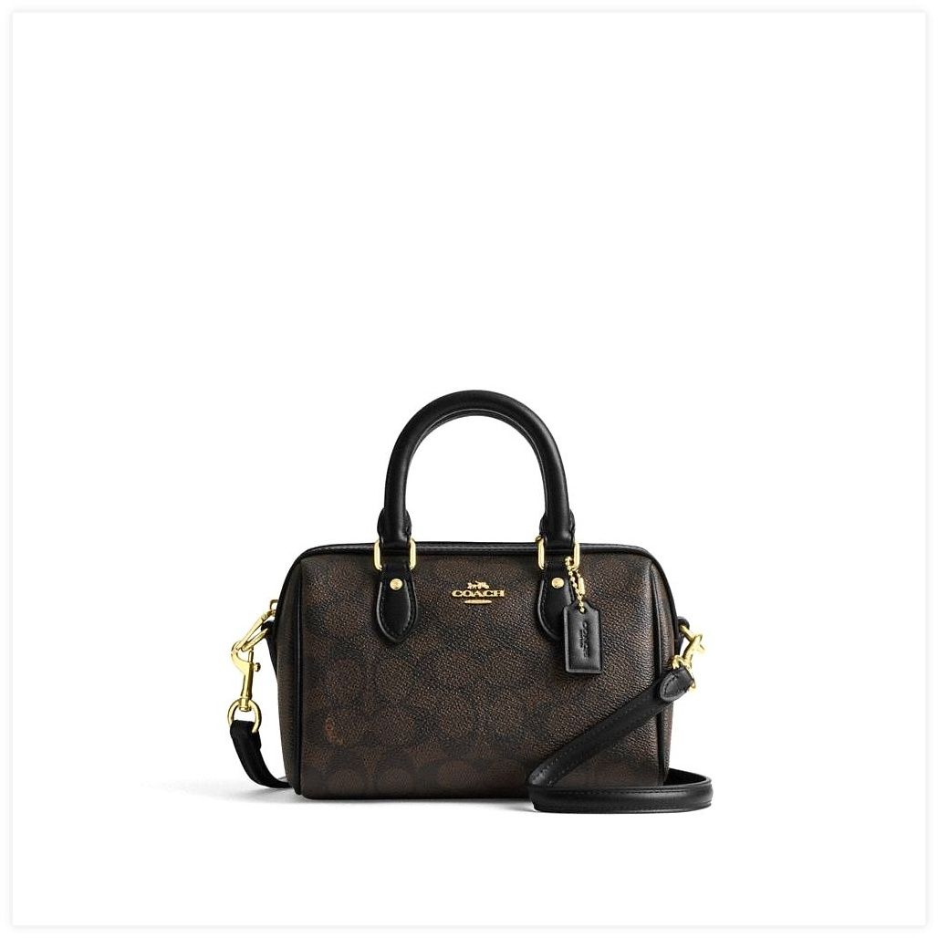 코치 Mini Rowan Crossbody Bag In Signature Canvas 이미지