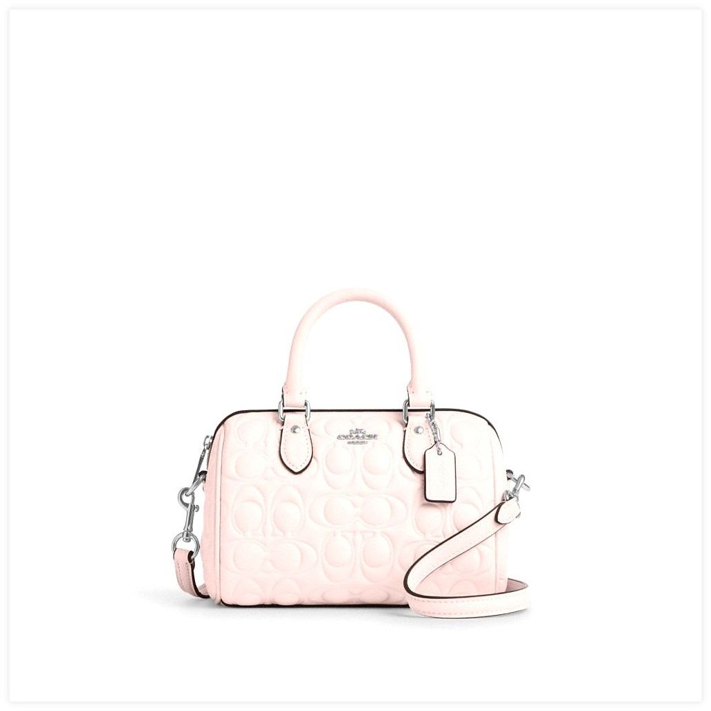 코치 Mini Rowan Crossbody Bag In Signature Leather 이미지