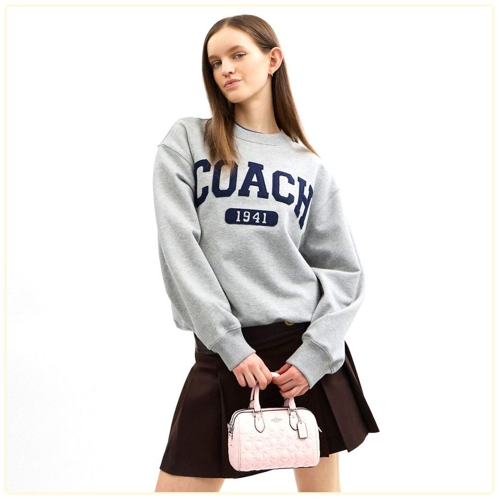 코치 Mini Rowan Crossbody Bag In Signature Leather 이미지