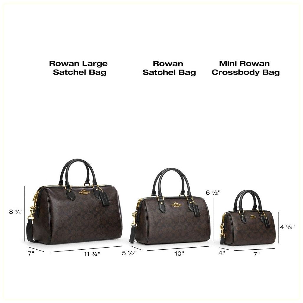 코치 Mini Rowan Crossbody Bag In Signature Leather 이미지