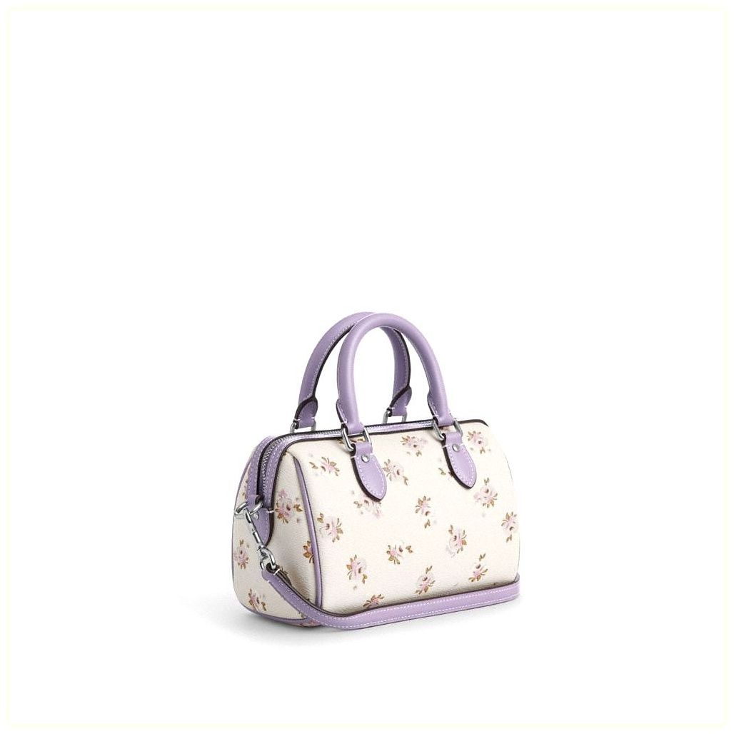 코치 Mini Rowan Crossbody Bag With Floral Print 이미지