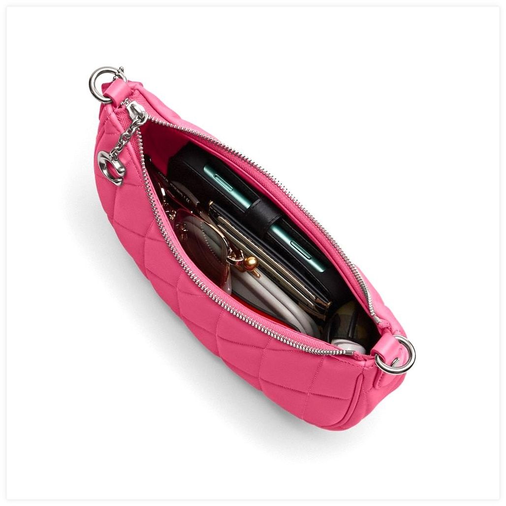코치 Mira Shoulder Bag With Pillow Quilting And Heart Strap 이미지
