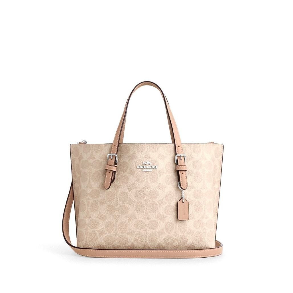 코치 Mollie Tote Bag 25 In Signature Canvas 이미지