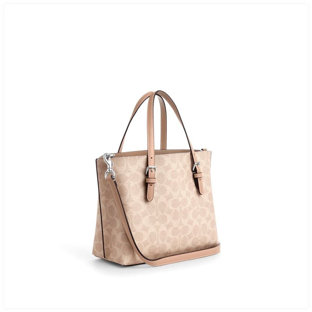 코치 Mollie Tote Bag 25 In Signature Canvas 이미지