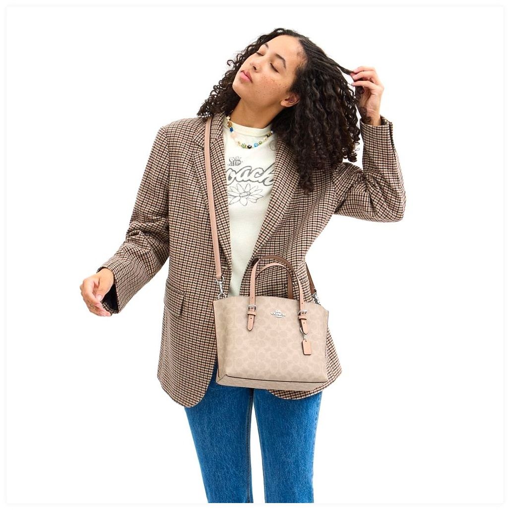 코치 Mollie Tote Bag 25 In Signature Canvas 이미지
