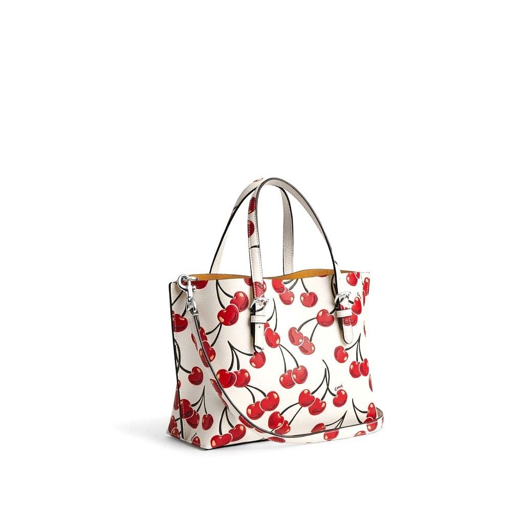 코치 Mollie Tote Bag 25 With Cherry Print 이미지